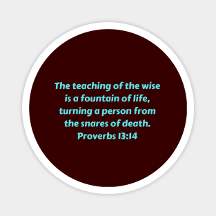 Bible Verse Proverbs 13:14 Magnet